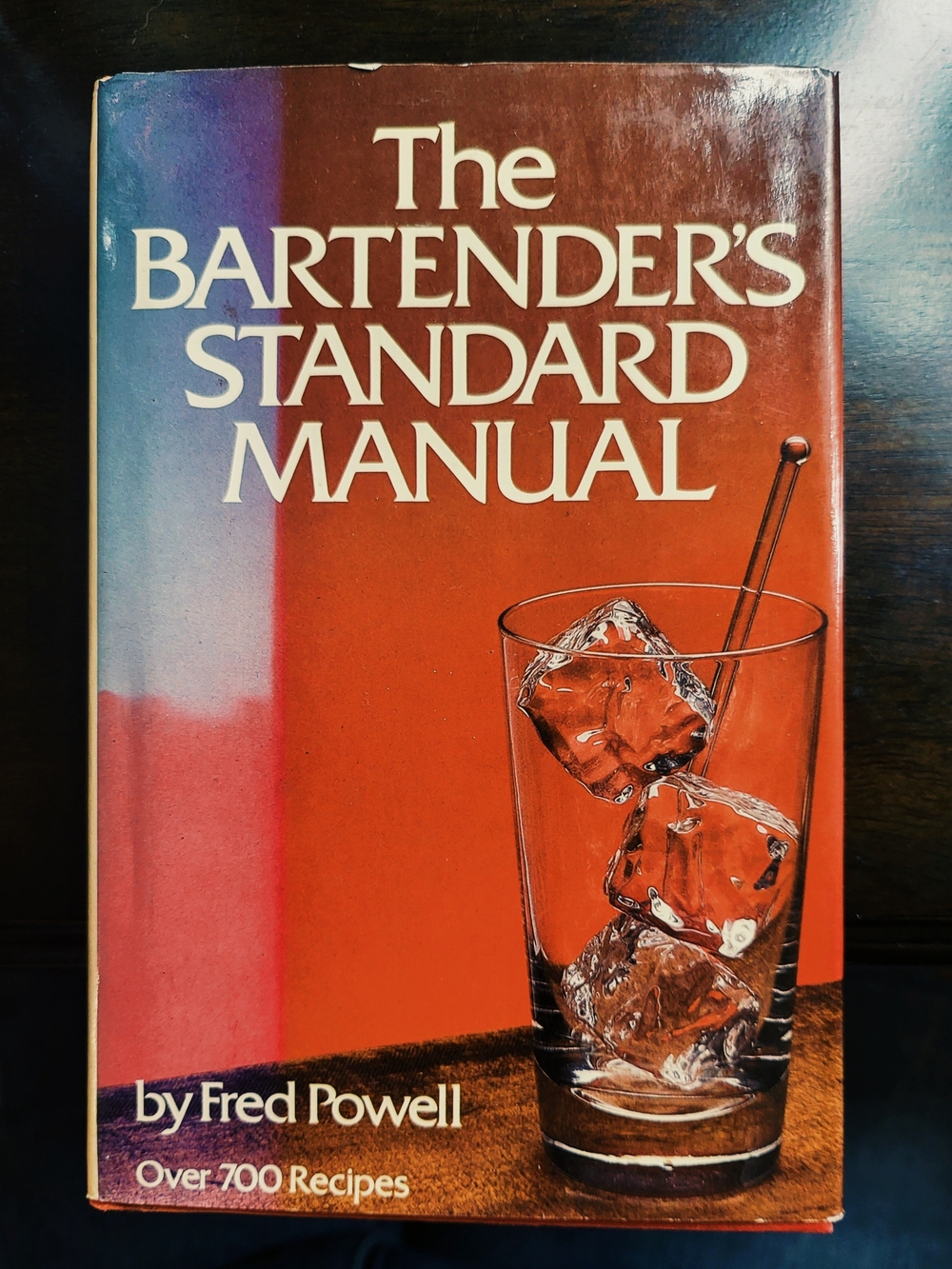 Vintage 1971 The Bartender's Standard Manual - Red Cover, By Fred Powell - MINT!
